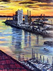 quadro18 * Porto di Savona * 451 x 600 * (114KB)